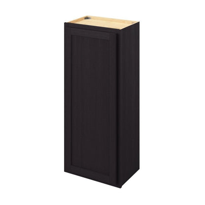 18"W x 42"H Wall Cabinet with Single Door and Three Shelves in Hatteras Espresso