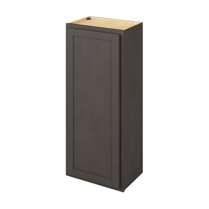 18"W x 42"H Wall Cabinet with Single Door and Three Shelves in Hatteras Slate