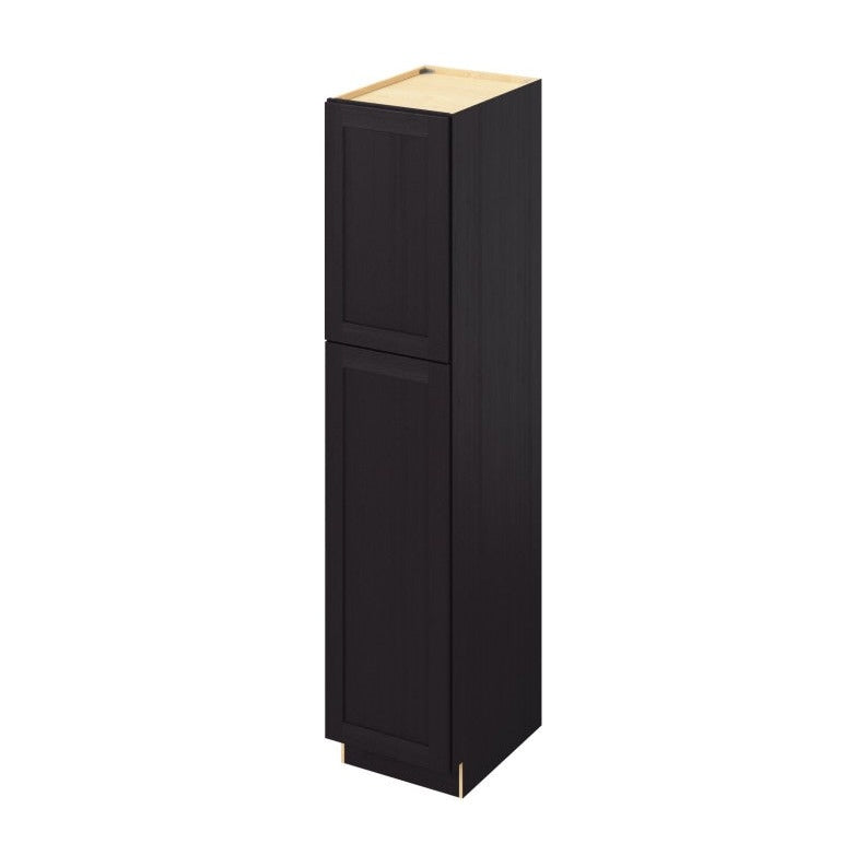 18"W x 84"H Pantry Cabinet with Double Doors and Six Shelves in Catalina Espresso