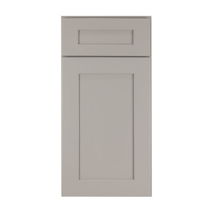 18"W x 84"H Pantry Cabinet with Double Doors and Six Shelves in Catalina Pebble Grey, view 2