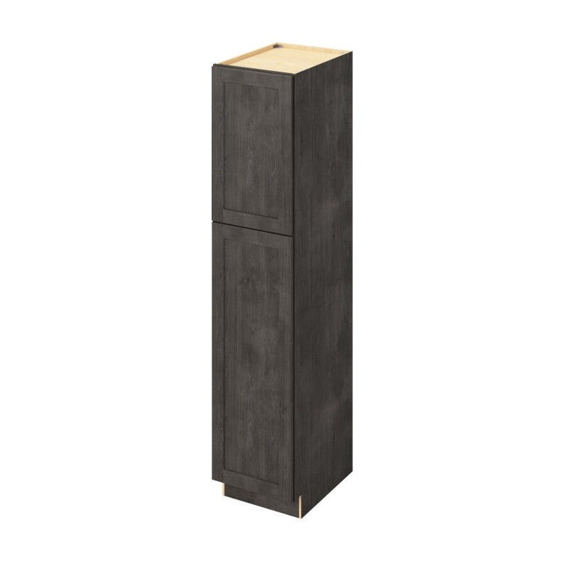 18"W x 84"H Pantry Cabinet with Double Doors and Six Shelves in Catalina Slate