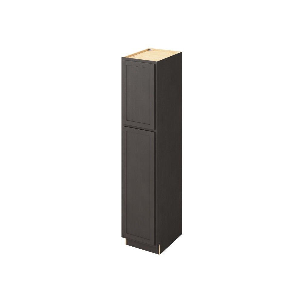 18"W x 84"H Pantry Cabinet with Double Doors and Six Shelves in Hatteras Slate