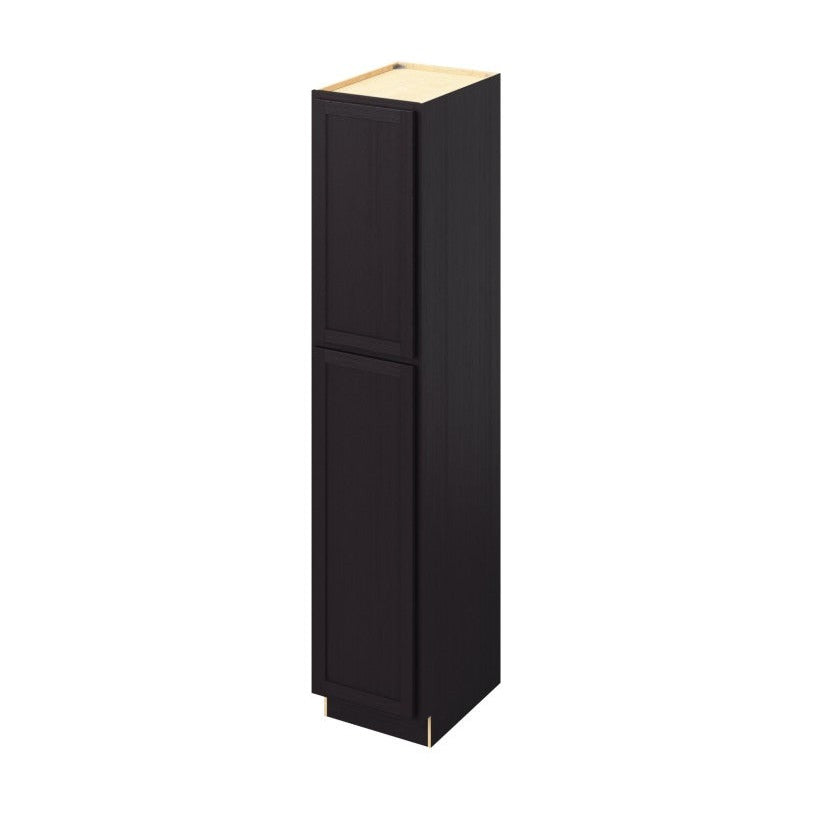 18"W x 90"H Pantry Cabinet with Double Doors and Six Shelves in Hatteras Espresso