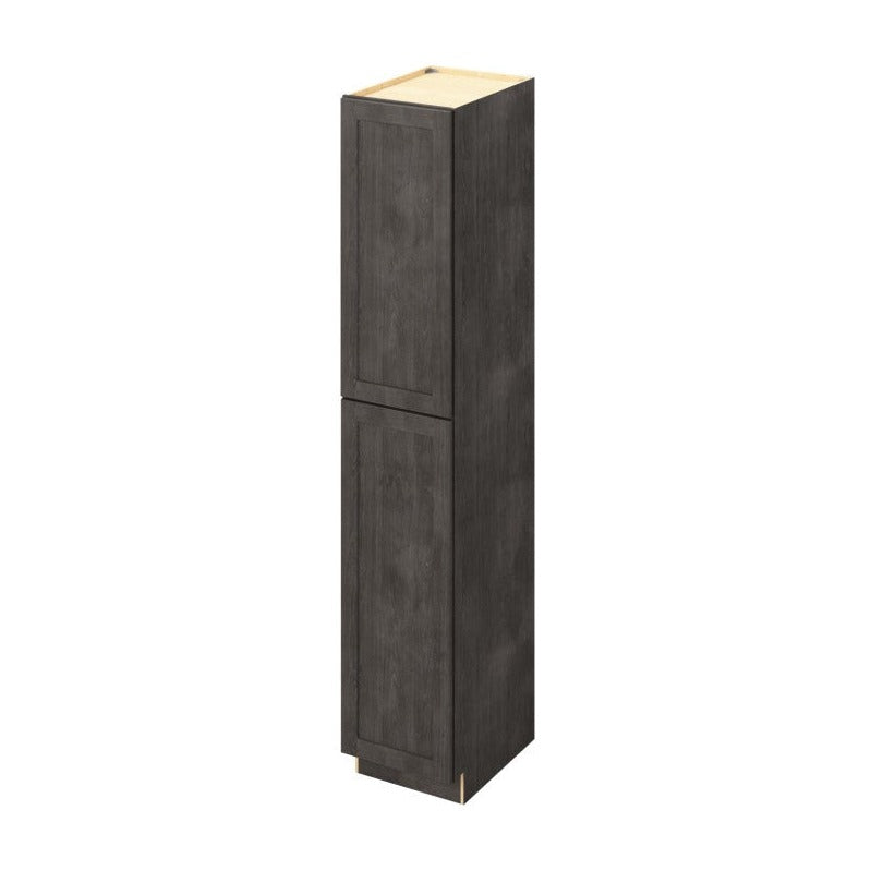 18"W x 96"H Pantry Cabinet with Double Doors and Six Shelves in Catalina Slate