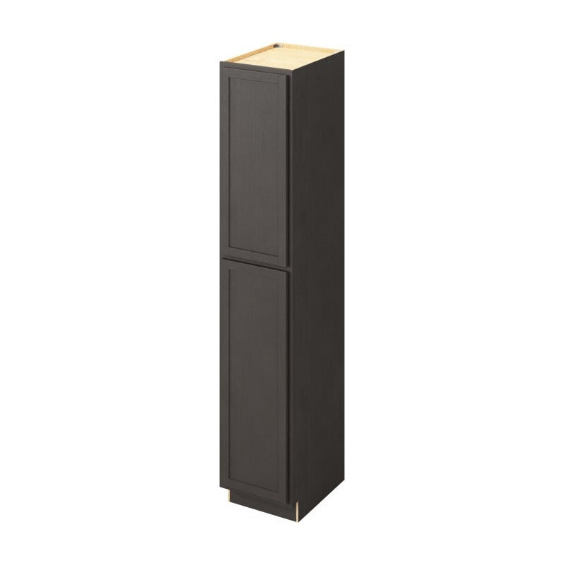 18"W x 96"H Pantry Cabinet with Double Doors and Six Shelves in Hatteras Slate