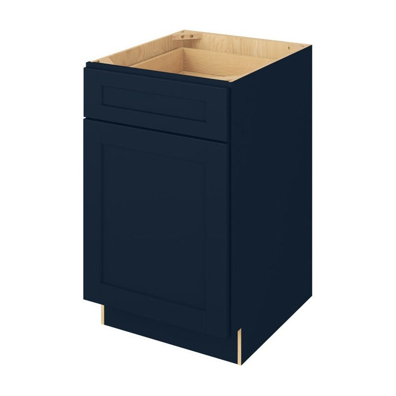 21"W Base Cabinet with One Door and One Drawer in Catalina Nautical Blue