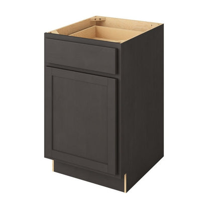 21"W Base Cabinet with One Door and One Drawer in Hatteras Slate