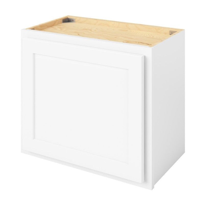21"W x 18"H Wall Cabinet with Single Door in Hatteras Polar White