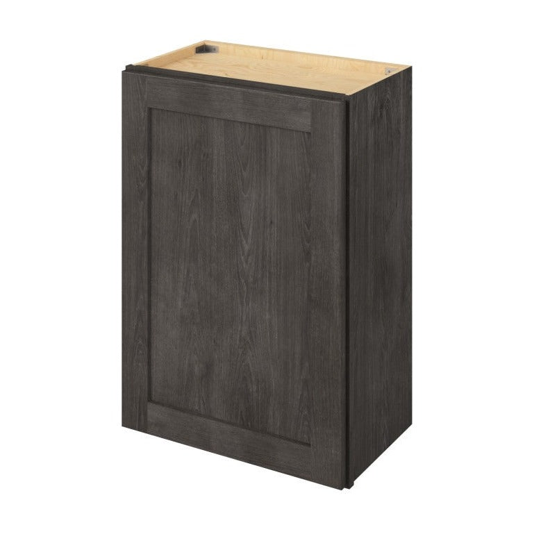21"W x 30"H Wall Cabinet with Single Door and Two Shelves in Catalina Slate