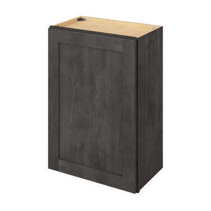 21"W x 30"H Wall Cabinet with Single Door and Two Shelves in Catalina Slate