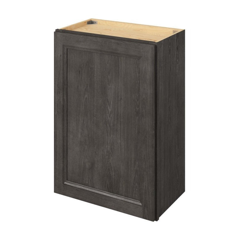 21"W x 30"H Wall Cabinet with Single Door and Two Shelves in Maui Slate