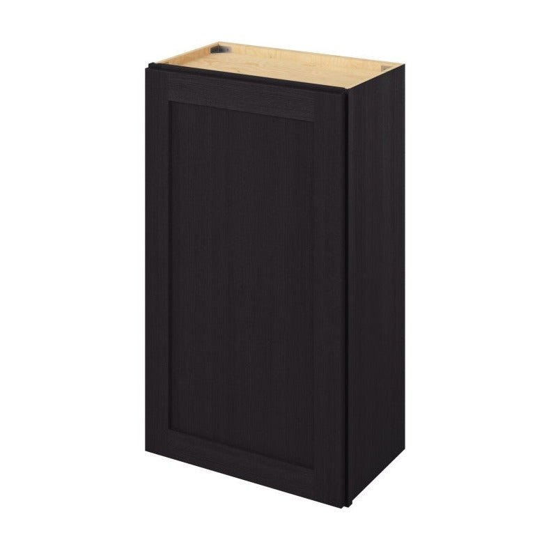 21"W x 36"H Wall Cabinet with Single Door and Two Shelves in Catalina Espresso