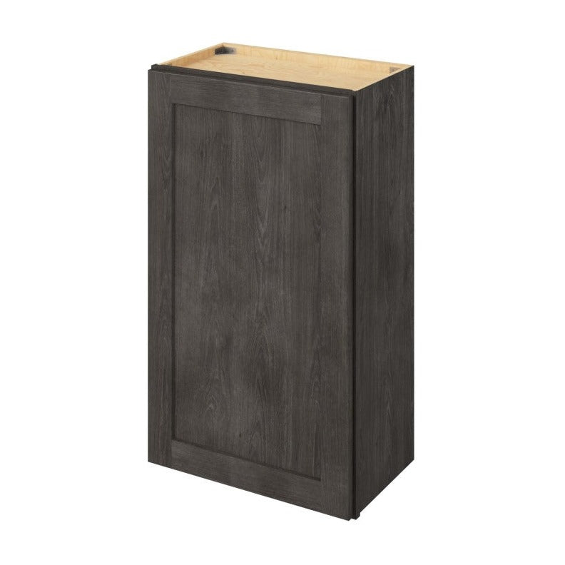 21"W x 36"H Wall Cabinet with Single Door and Two Shelves in Catalina Slate