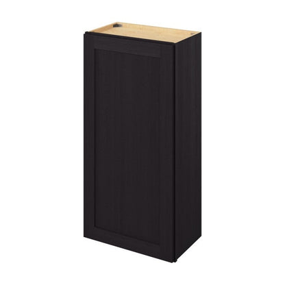 21"W x 42"H Wall Cabinet with Single Door and Three Shelves in Catalina Espresso