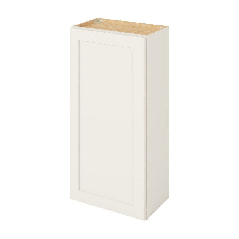 21"W x 42"H Wall Cabinet with Single Door and Three Shelves in Catalina Shell White