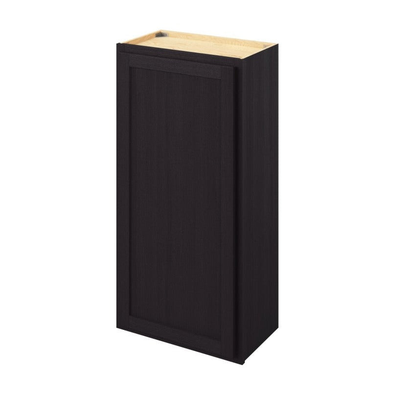 21"W x 42"H Wall Cabinet with Single Door and Three Shelves in Hatteras Espresso