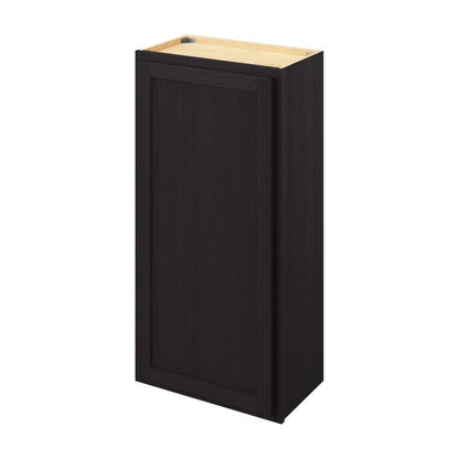 21"W x 42"H Wall Cabinet with Single Door and Three Shelves in Hatteras Espresso