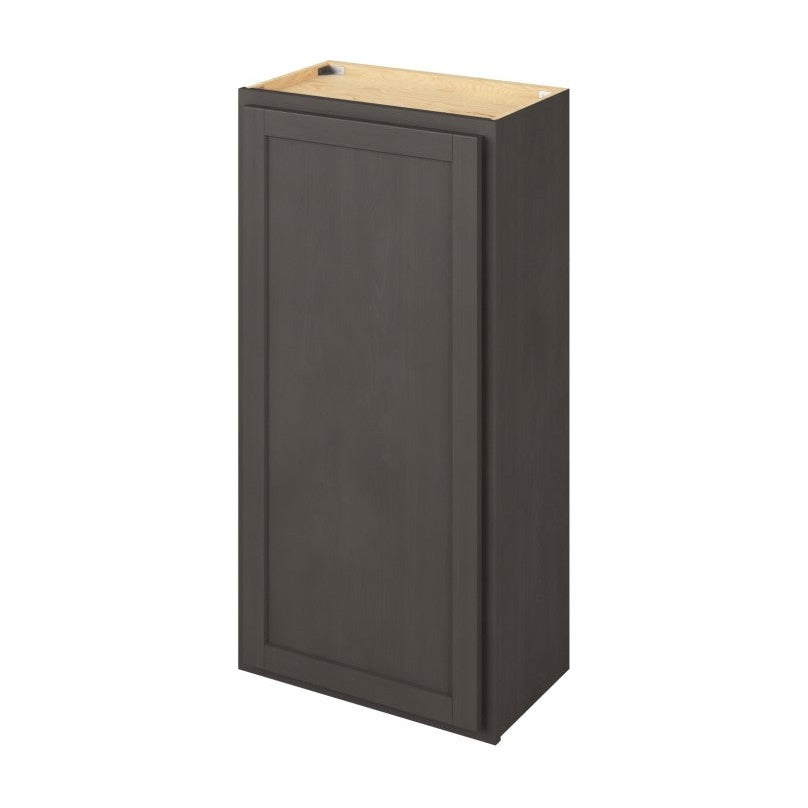 21"W x 42"H Wall Cabinet with Single Door and Three Shelves in Hatteras Slate