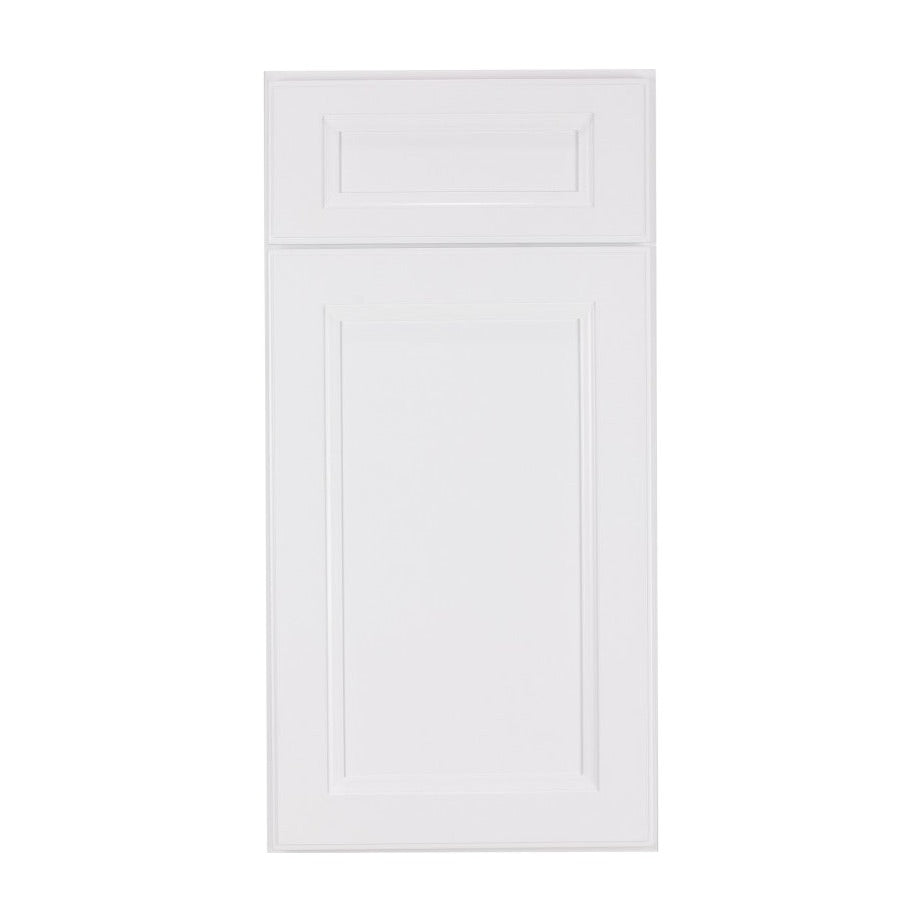 21"W x 42"H Wall Cabinet with Single Door and Three Shelves in Maui Polar White, view 2