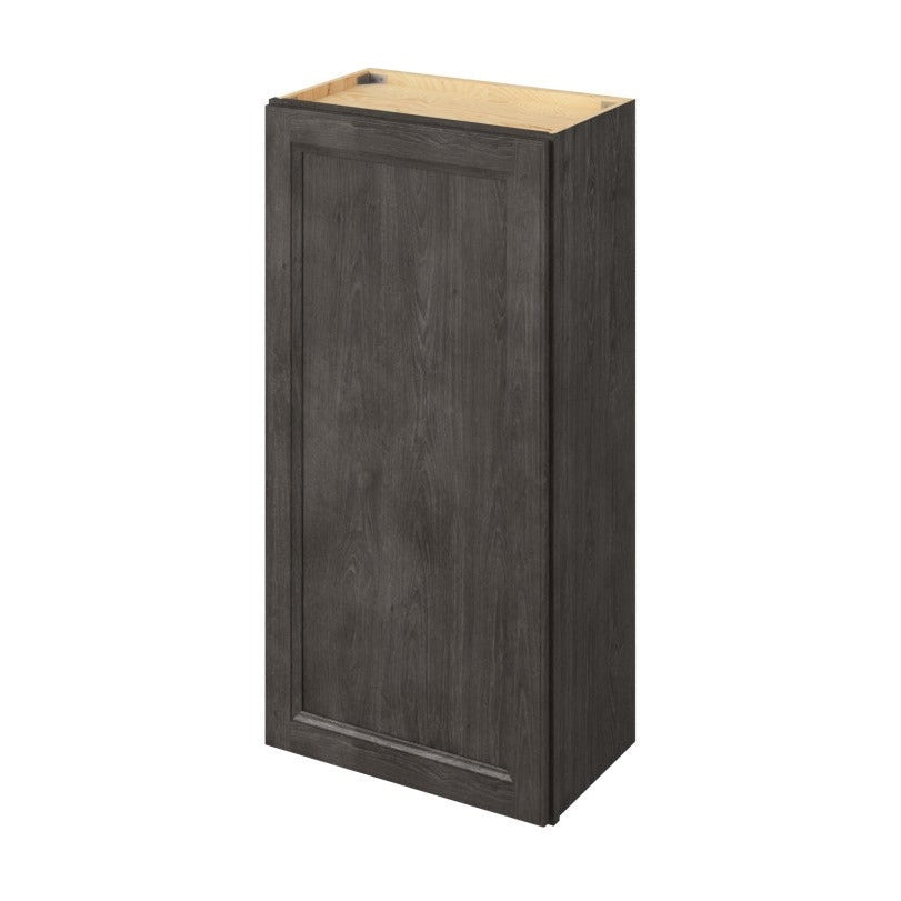 21"W x 42"H Wall Cabinet with Single Door and Three Shelves in Maui Slate