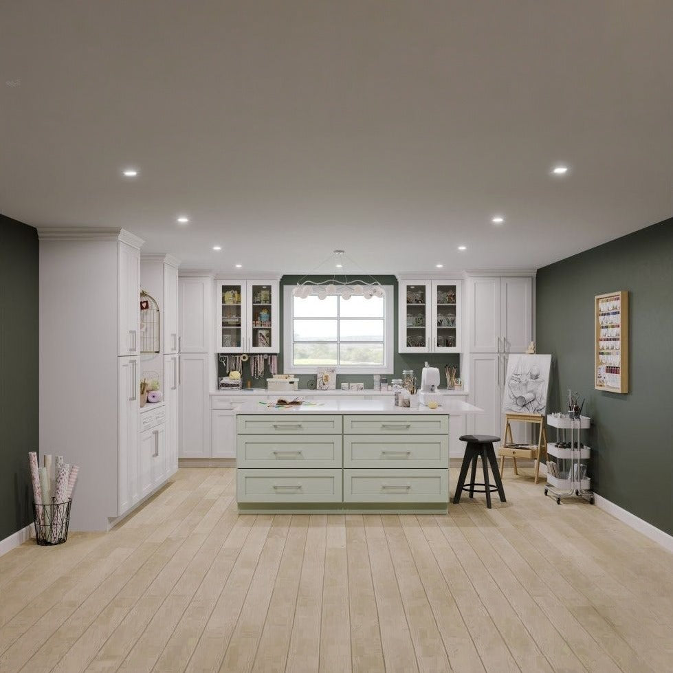 24"W Base Decorative End Panel in Catalina Sage Green, view 4