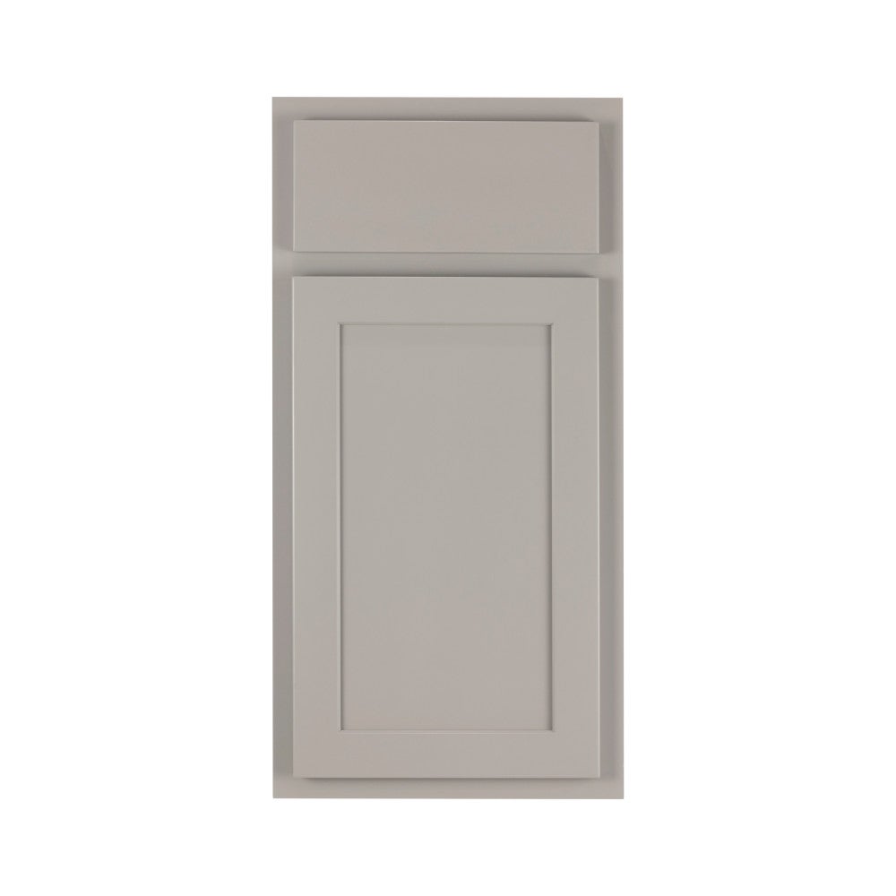 24"W Base Cabinet with Double Doors and One Drawer in Hatteras Pebble Grey, view 2