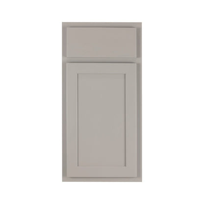 24"W Base Cabinet with Double Doors and One Drawer in Hatteras Pebble Grey, view 2