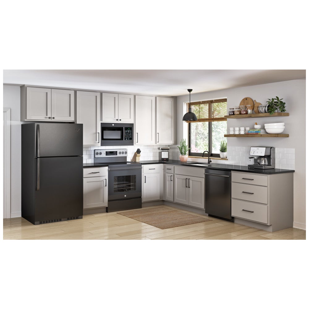 24"W Base Cabinet with Double Doors and One Drawer in Hatteras Pebble Grey, view 3