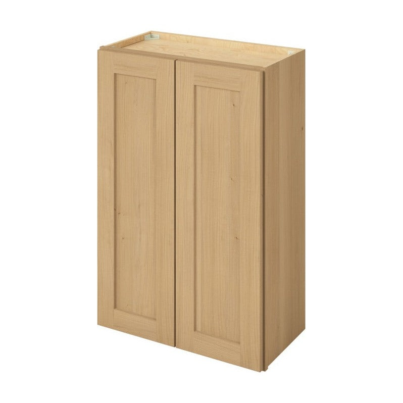 24"W x 36"H Wall Cabinet with Double Doors and Two Shelves in Catalina Sandstone