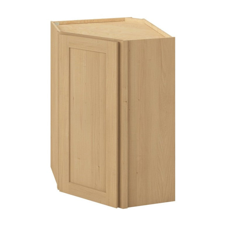 24"W x 36"H Wall Diagonal Corner Cabinet with Single Door and Two Shelves in Catalina Sandstone