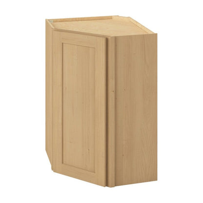 24"W x 36"H Wall Diagonal Corner Cabinet with Single Door and Two Shelves in Catalina Sandstone