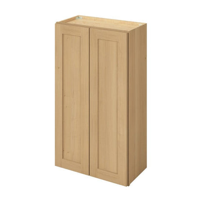 24"W x 42"H Wall Cabinet with Double Doors and Three Shelves in Catalina Sandstone