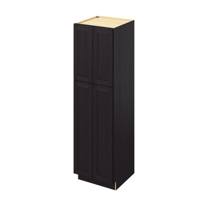 24"W x 84"H Pantry Cabinet with Four Doors and Six Shelves in Catalina Espresso