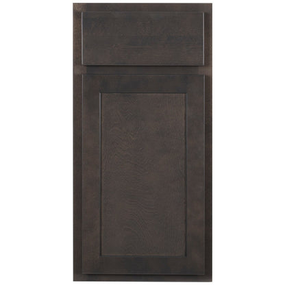 24"W x 84"H Pantry Cabinet with Four Doors and Six Shelves in Hatteras Slate, view 2