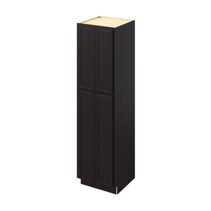 24"W x 90"H Pantry Cabinet with Four Doors and Six Shelves in Hatteras Espresso