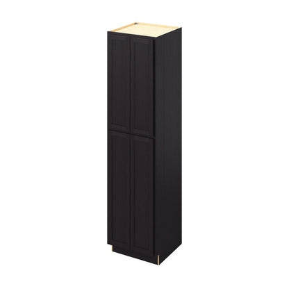 24"W x 96"H Pantry Cabinet with Four Doors and Six Shelves in Hatteras Espresso