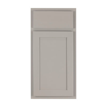 24"W x 96"H Pantry Cabinet with Four Doors and Six Shelves in Hatteras Pebble Grey, view 2