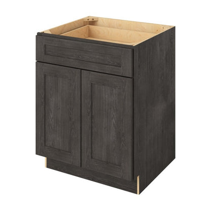 27"W Base Cabinet with Double Doors and One Drawer in Catalina Slate
