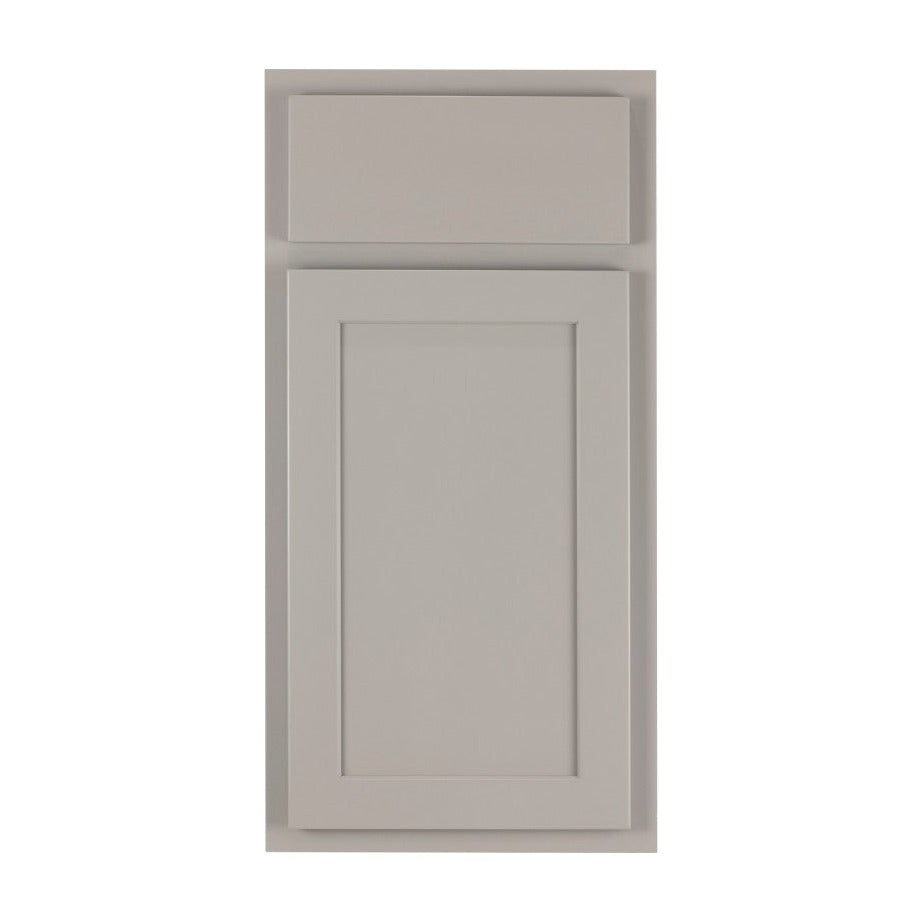 27"W Base Cabinet with Double Doors and One Drawer in Hatteras Pebble Grey, view 2