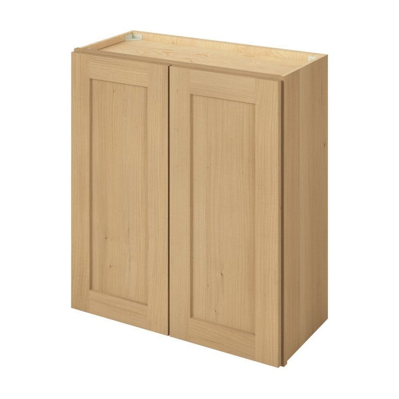 27"W x 30"H Wall Cabinet with Double Doors and Two Shelves in Catalina Sandstone