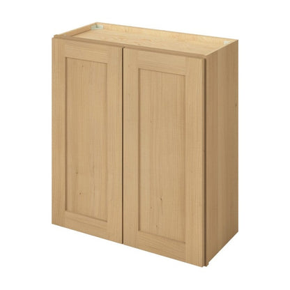 27"W x 30"H Wall Cabinet with Double Doors and Two Shelves in Catalina Sandstone