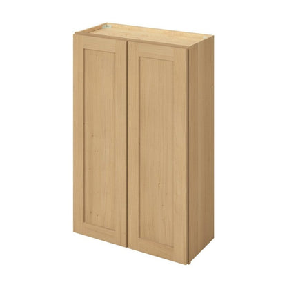 27"W x 42"H Wall Cabinet with Double Doors and Three Shelves in Catalina Sandstone