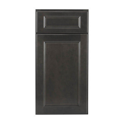 27"W x 42"H Wall Cabinet with Double Doors and Three Shelves in Maui Slate, view 2