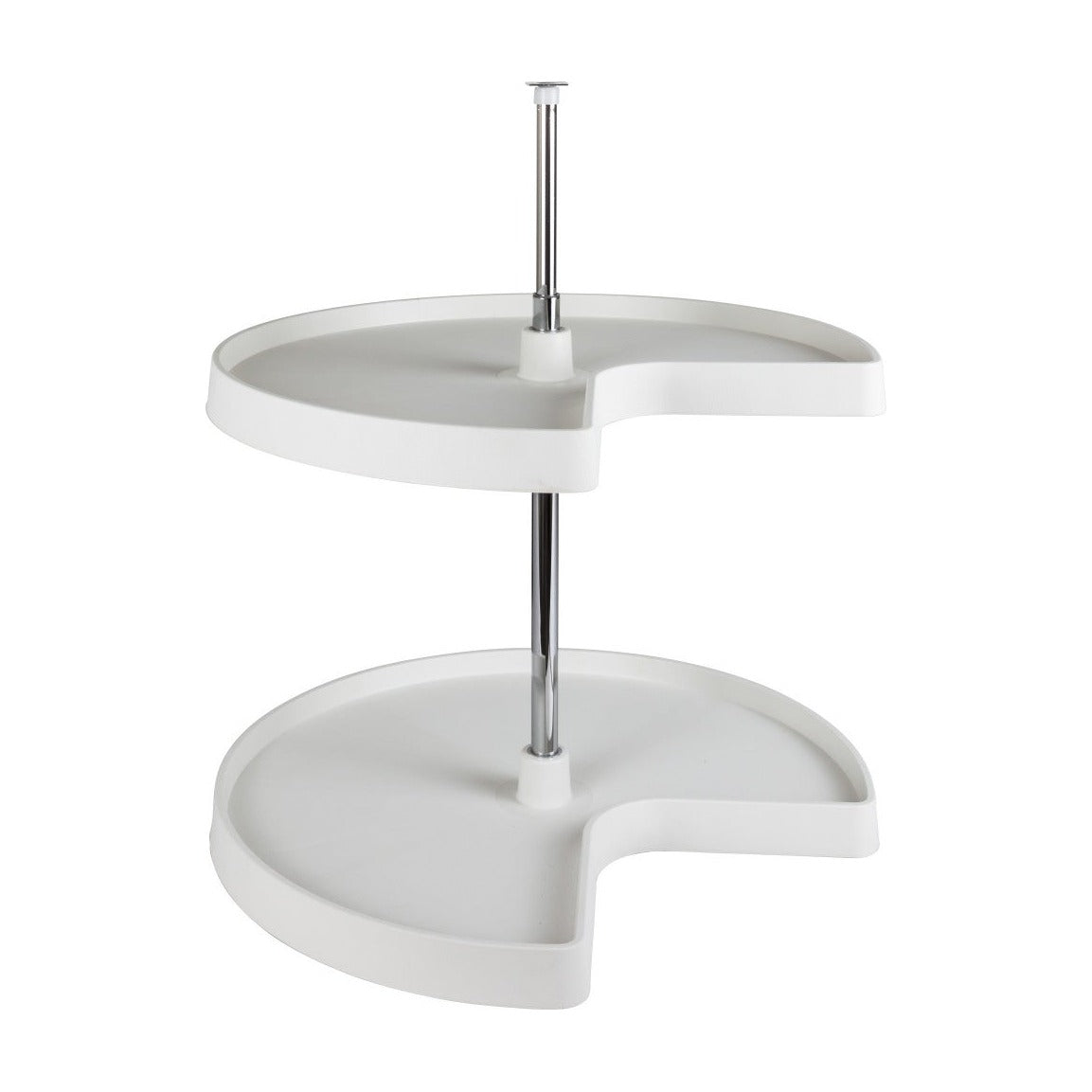 28" Kidney Plastic Lazy Susan Set
