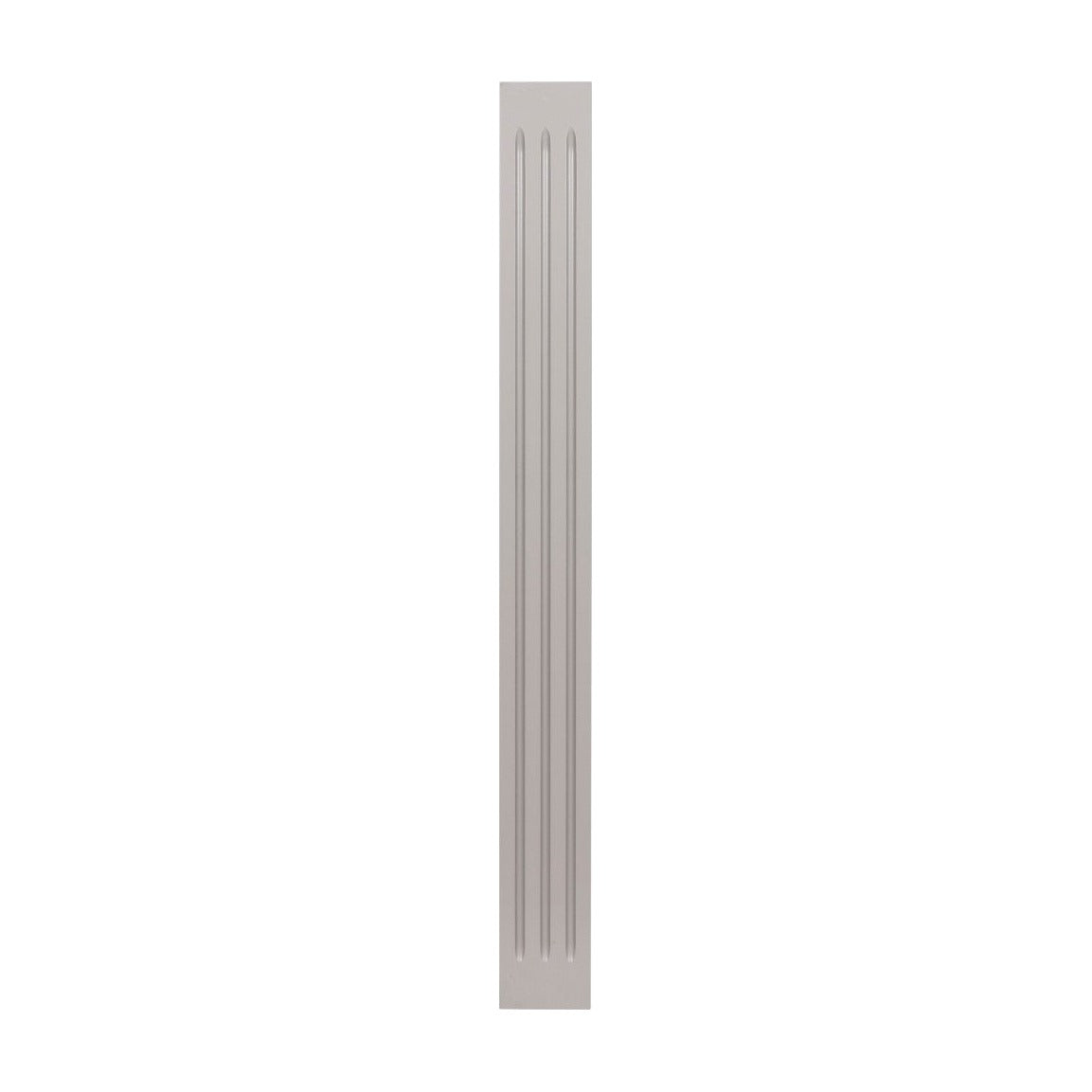 3"W x 30"H Fluted Filler in Pebble Grey, view 2