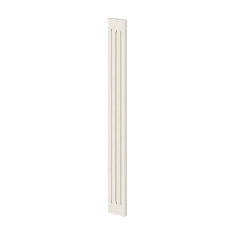 3"W x 30"H Fluted Filler in Shell White