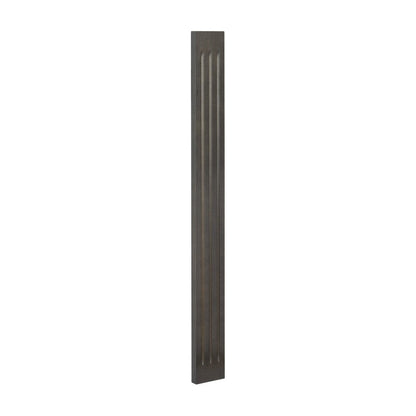 3"W x 30"H Fluted Filler in Slate