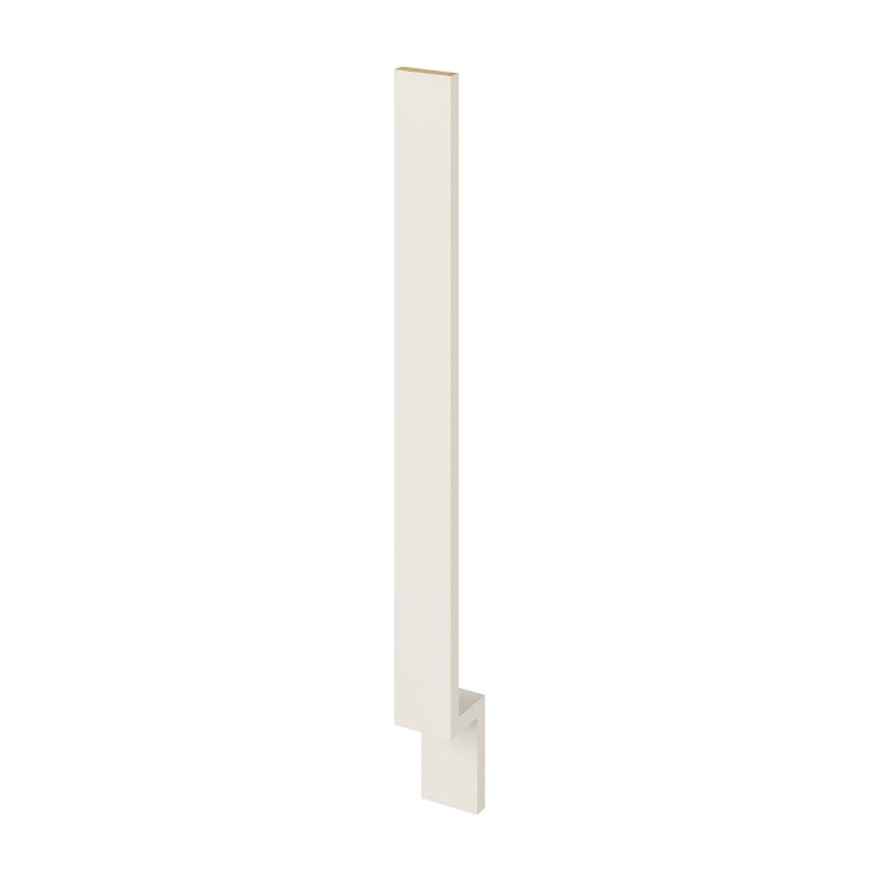 3"W x 34.5"H Base Filler in Shell White