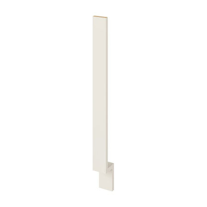 3"W x 34.5"H Base Filler in Shell White