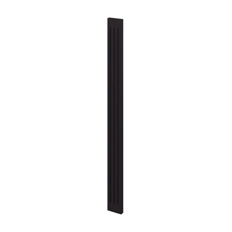3"W x 36"H Fluted Filler in Espresso
